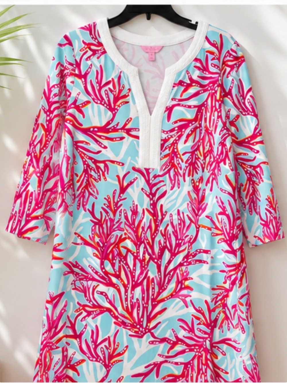 Lilly Pulitzer Pink Coral-Print dress